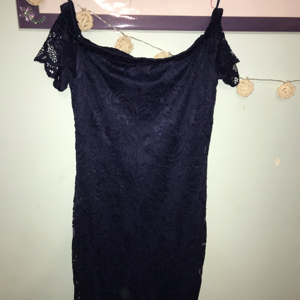 Blue Laced Dress